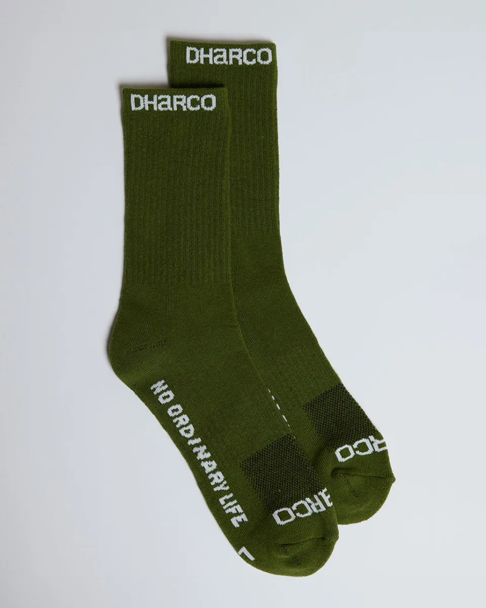 DHaRCO Crew Socks | Gorilla Green Store