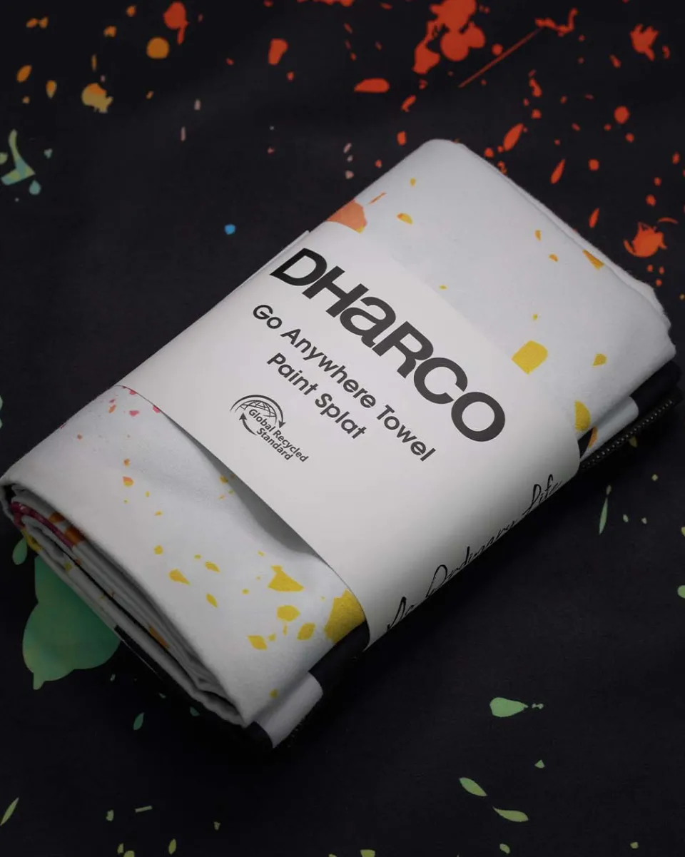 DHaRCO Go Anywhere Towel | Paint Splat Hot