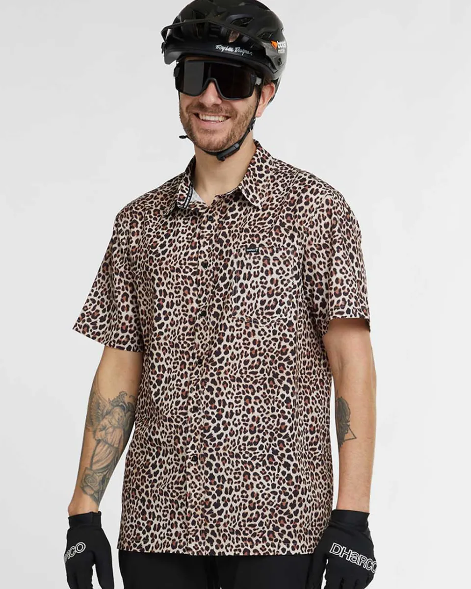 DHaRCO Mens Tech Party Shirt | Leopard Fashion