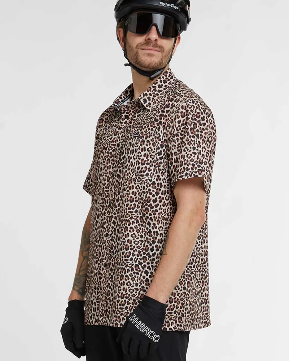 DHaRCO Mens Tech Party Shirt | Leopard Fashion