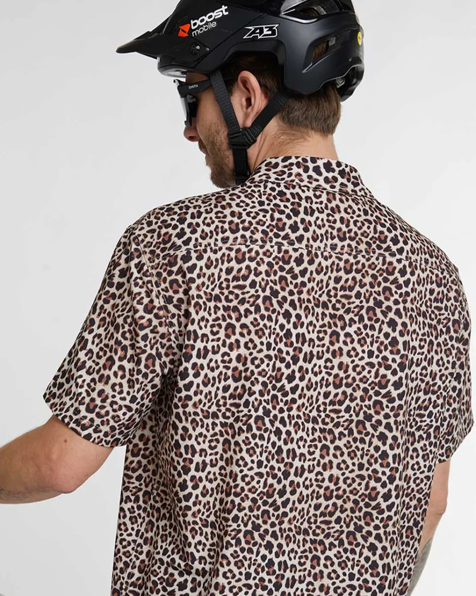 DHaRCO Mens Tech Party Shirt | Leopard Fashion