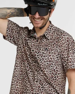 DHaRCO Mens Tech Party Shirt | Leopard Fashion