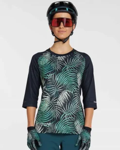 DHaRCO Womens 3/4 Sleeve Jersey | Burnt Brandy Best