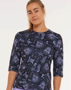 DHaRCO Womens 3/4 Sleeve Jersey | Purple Fraser Hot