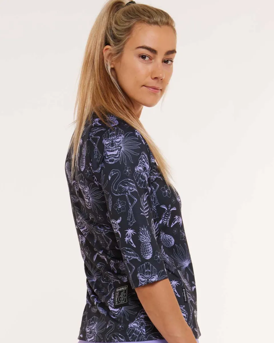 DHaRCO Womens 3/4 Sleeve Jersey | Purple Fraser Hot