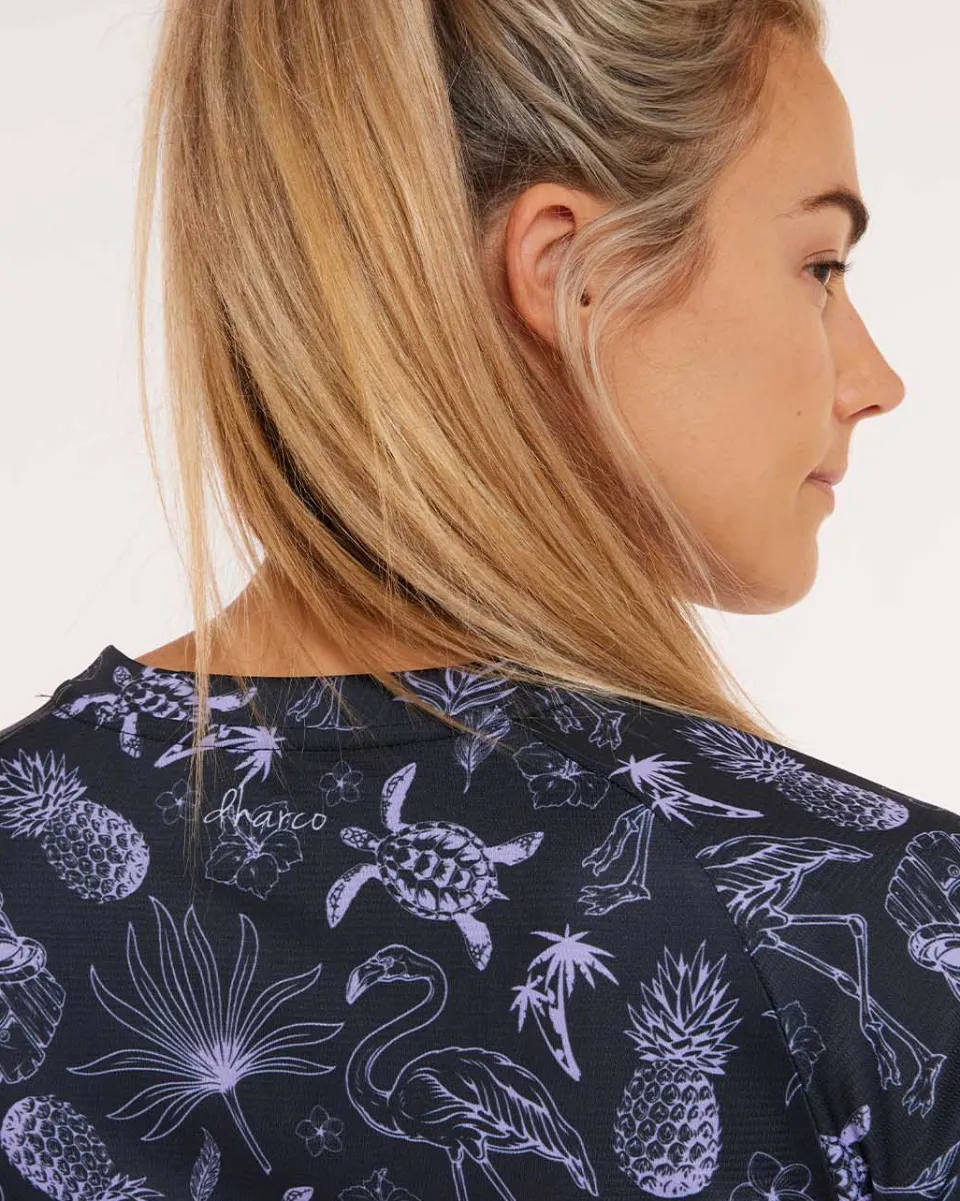 DHaRCO Womens 3/4 Sleeve Jersey | Purple Fraser Hot