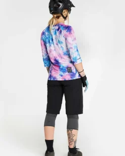 DHaRCO Womens 3/4 Sleeve Jersey | Tie Dye Cheap