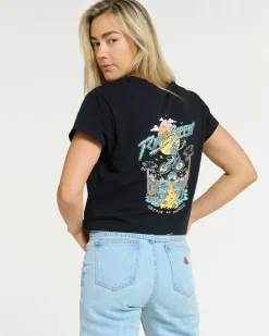 DHaRCO Womens Cotton Crop | Decade of Black Decade of DHaRCO Black Sale