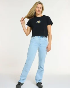 DHaRCO Womens Cotton Crop | Decade of Black Decade of DHaRCO Black Sale