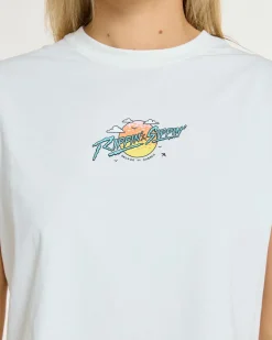 DHaRCO Womens Cotton Crop | Decade of White Decade of DHaRCO White Cheap