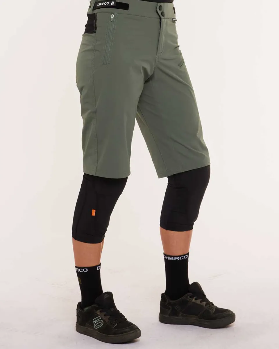 DHaRCO Womens Gravity Shorts | Gorilla Green Online