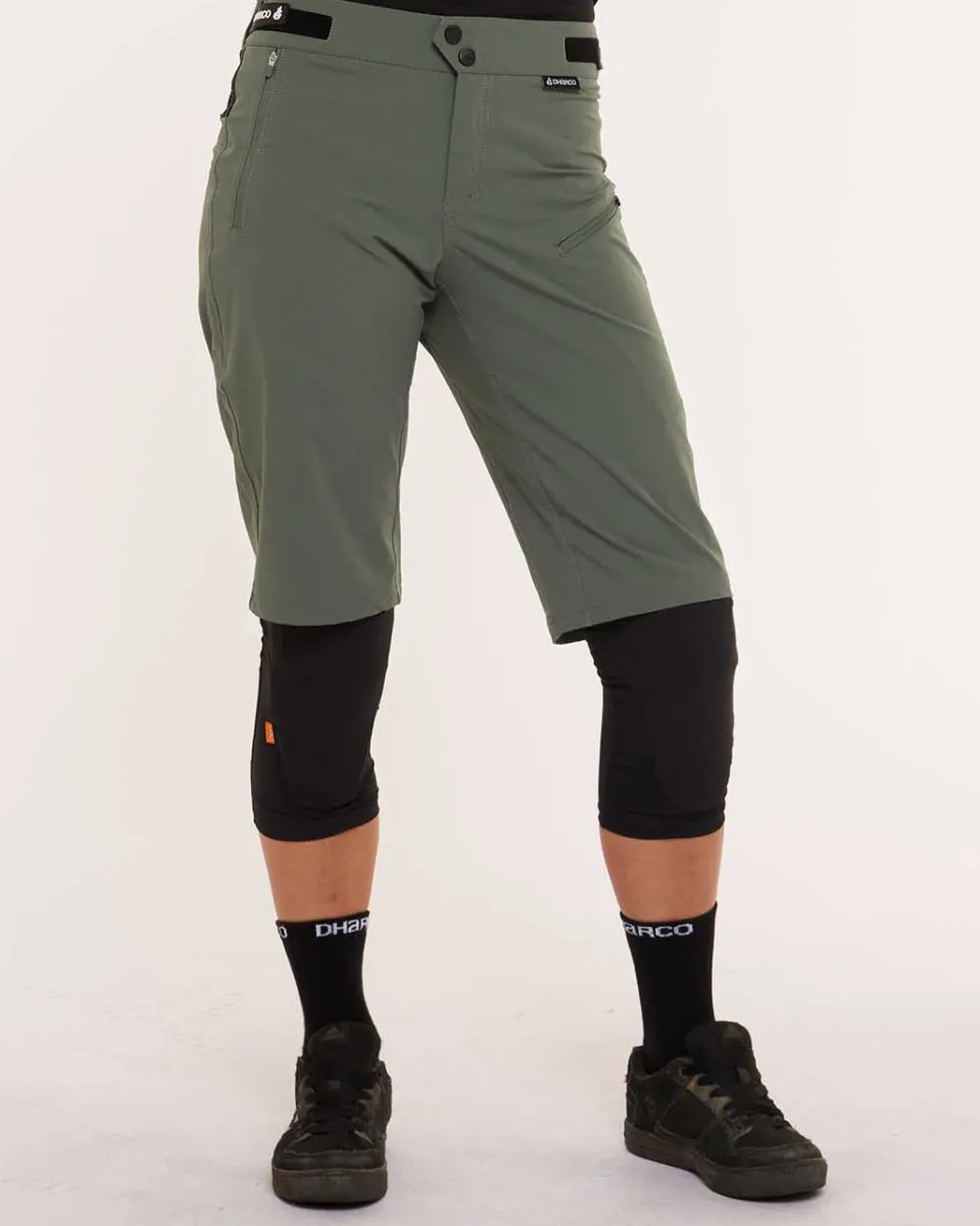 DHaRCO Womens Gravity Shorts | Gorilla Green Online