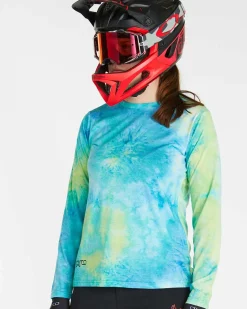 DHaRCO Womens Long Sleeve Tech Tee | Tie Dye Flash Sale