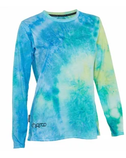 DHaRCO Womens Long Sleeve Tech Tee | Tie Dye Flash Sale
