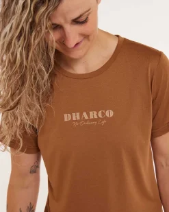 DHaRCO Womens Short Sleeve Tech Tee | Caramel Fashion